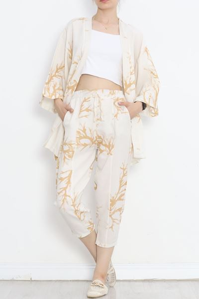 Kimono Takım Beyazbej - 152342.701.