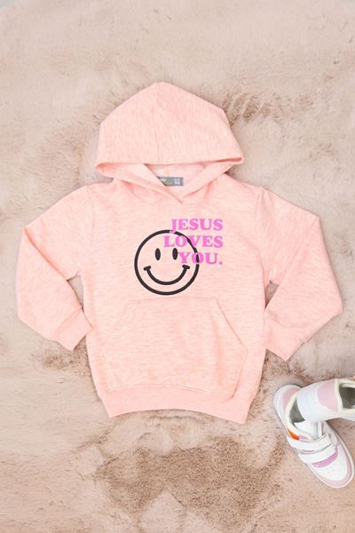 3-12 Yaş Baskılı Çocuk Sweat Pembe - 190930.1867.