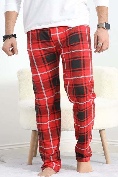 Unisex Pijama Altı Kırmızıbeyaz - 18529.1838.