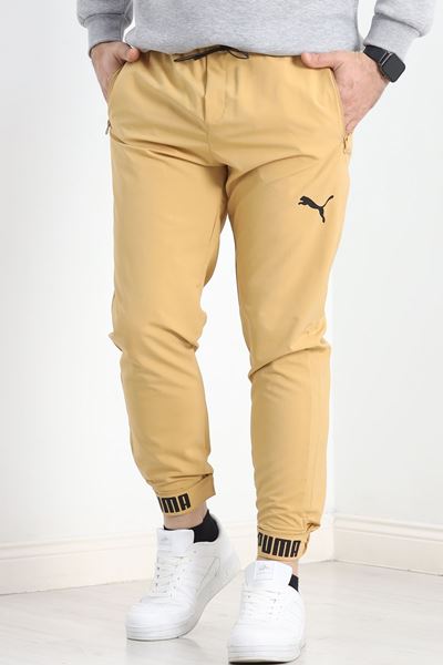 Paraşüt Kumaş Jogger Alt Camel - 19384.1874.