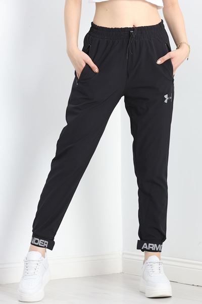 Paraşüt Kumaş Jogger Alt Siyah2 - 19375.1874.