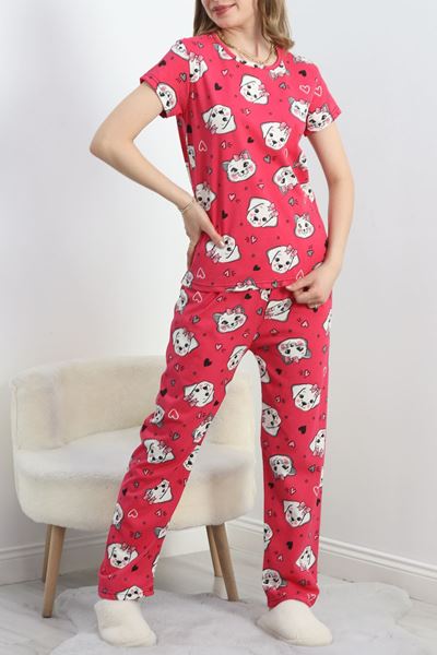 Alt Üst Aynı Pijama Takımı Fuşya - 50079.1857.