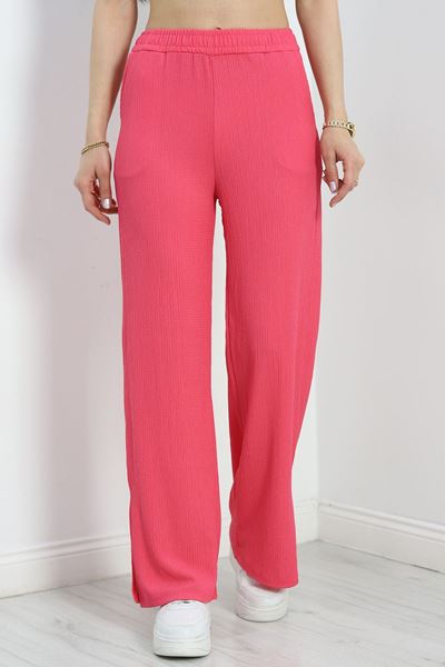 Bürümcük Bol Paça Pantolon Pembe - 22536.1247.