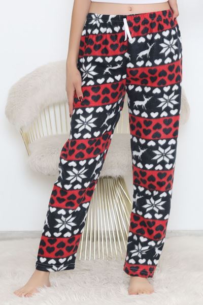 Polar Pijama Altı Kırmızısiyah - 11858.1048.