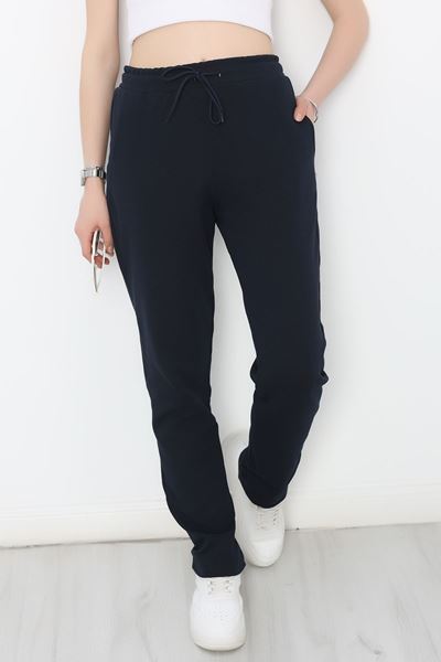 Double Face Kumaş Eşofman Altı Lacivert1 - 40554.1431.